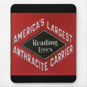Tapis De Souris Lecture Chemin de fer Anthracite Charbon