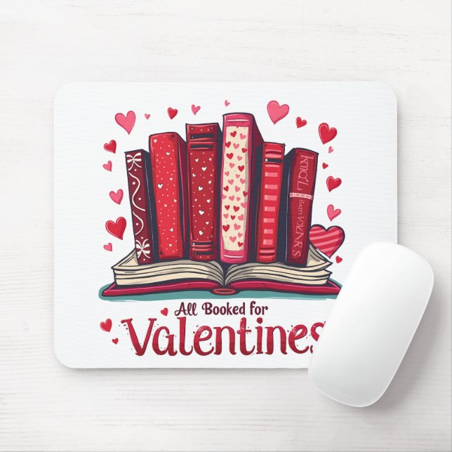 Tapis De Souris Lecture romantique Vibes Cosy Valentine Cadeau (Avec souris)