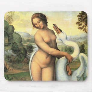 Tapis De Souris Léda et le Cygne de Léonard de Vinci