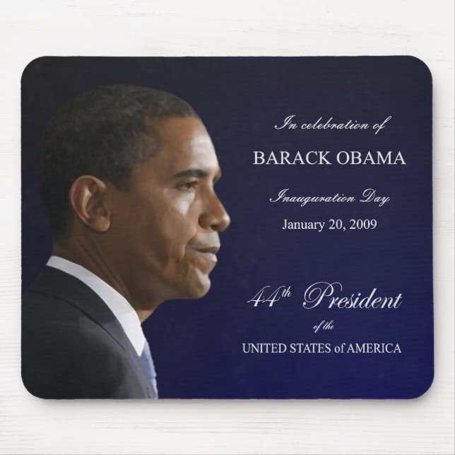 Tapis De Souris L'édition Mousepad du collecteur de Barack Obama (Devant)