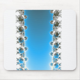 Tapis De Souris Leenece - Fractal bleu