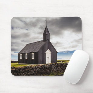 Tapis De Souris L'Église Noire De Budir, Islande