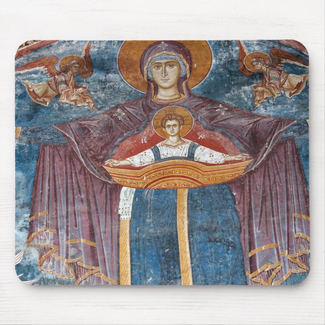 Tapis De Souris l'église orthodoxe serbe, site de l'UNESCO, (Devant)