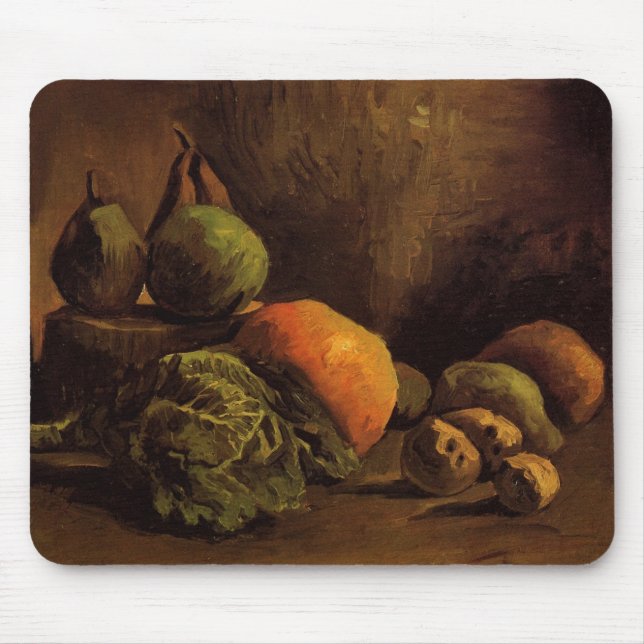 Tapis De Souris Légumes et fruits de Vincent van Gogh (Devant)