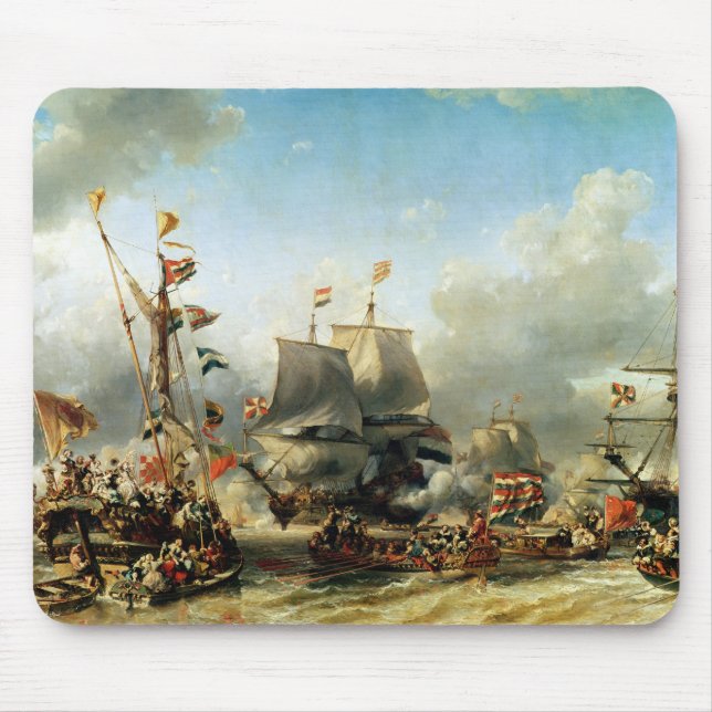 Tapis De Souris L'embarquement de Ruyter et de William de Witt (Devant)
