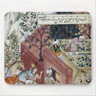 Tapis De Souris L'empereur Babur de Mughal