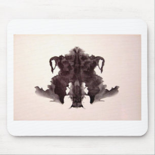 Tapis De Souris L'encre d'essai de Rorschach éponge la peau