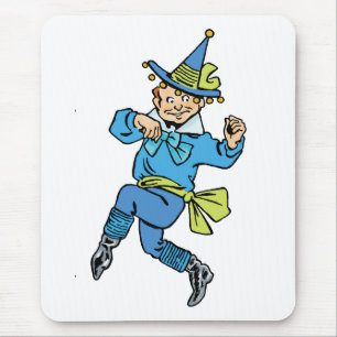 Tapis De Souris L'ensorceleur vintage d'Oz, joli garçon munchkin d