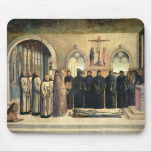 Tapis De Souris L'enterrement de St Jerome, c.1470-1472 (l'huile