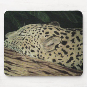 Tapis De Souris léopard de sommeil