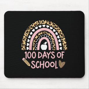 Tapis De Souris Leopard Rainbow 100e Jour De L'École, 100 Jour De