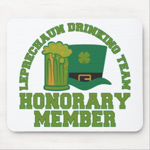 Tapis De Souris Leprechaun Boire Team mousepad