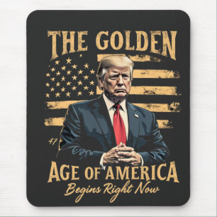 Tapis De Souris L'ère d'or de l'Amérique commence maintenant
