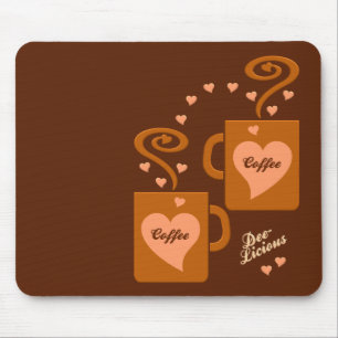 Tapis De Souris Les amateurs de café mousepad, personnaliser