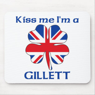 Tapis De Souris Les Anglais personnalisés m'embrassent que je sui