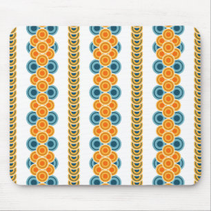 Tapis De Souris les années 70 années cercle lignes