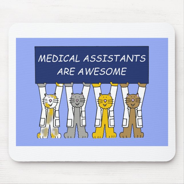 Tapis De Souris Les assistants Médicales sont géniaux. (Devant)