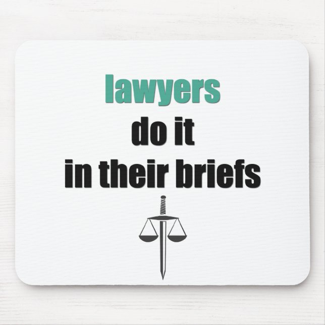 Tapis De Souris les avocats le font dans leurs dossiers (Devant)