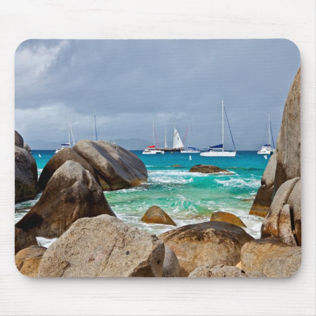 Tapis De Souris Les Bains, Virgin Gorda, îles Vierges britanniques (Devant)
