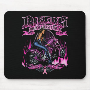 Tapis De Souris Les Bikers Contre Le Cancer Du Sein Luttent Pour U