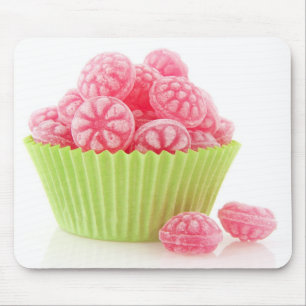 Tapis De Souris Les bonbons savoureux à sucrerie de framboise dan