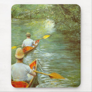 Tapis De Souris Les Canotiers, Périssoires de Gustave Caillebotte