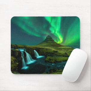 Tapis De Souris Les cascades Kirkjufellfoss Cascade, Islande