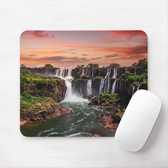 Tapis De Souris Les cascades | Parc national d'Iguacu (Avec souris)
