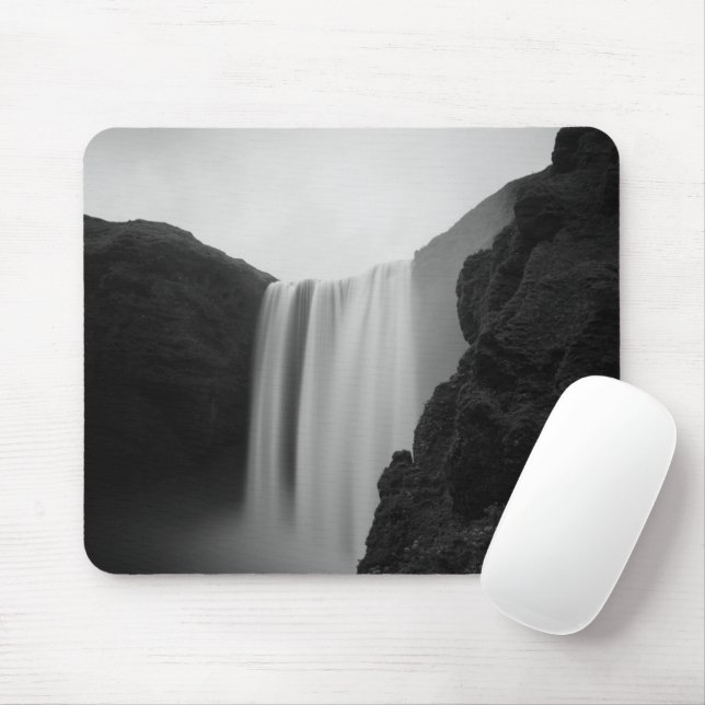 Tapis De Souris Les cascades | Skogafoss Cascade, Islande (Avec souris)