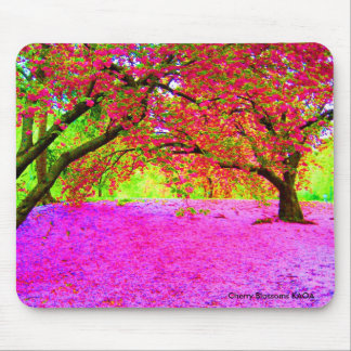 Tapis De Souris Les cerisiers en fleurs à Central Park