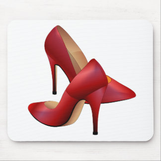 Tapis De Souris Les chaussures de rouge