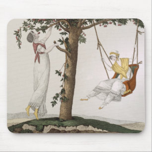 Tapis De Souris Les dames parisiennes chez Montmorency, plaquent