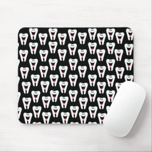 Tapis De Souris Les Dents Sourient, La Souris Noire Dentiste.Souri