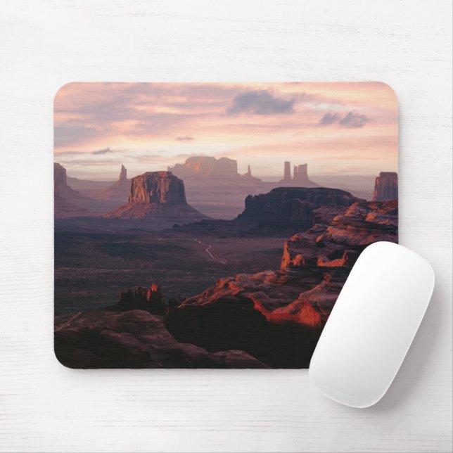 Tapis De Souris Les déserts | Monument Valley Utah-Ariziona (Avec souris)