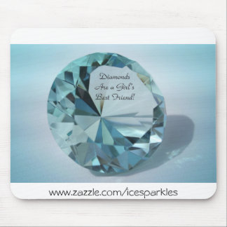 Tapis De Souris les diamants sont un meilleur ami de filles