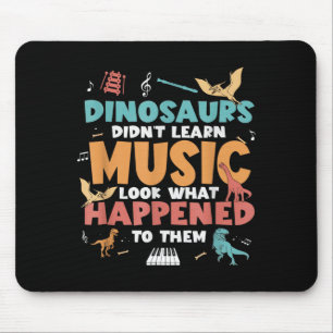 Tapis De Souris Les dinosaures n'ont pas appris humour enseignant