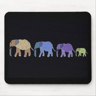Tapis De Souris Les éléphants n'oublient jamais