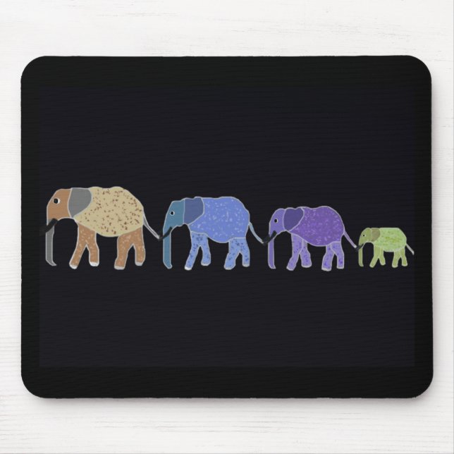 Tapis De Souris Les éléphants n'oublient jamais (Devant)