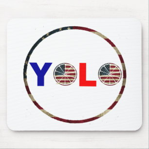 Tapis De Souris Les Etats-Unis YOLO Mousepad