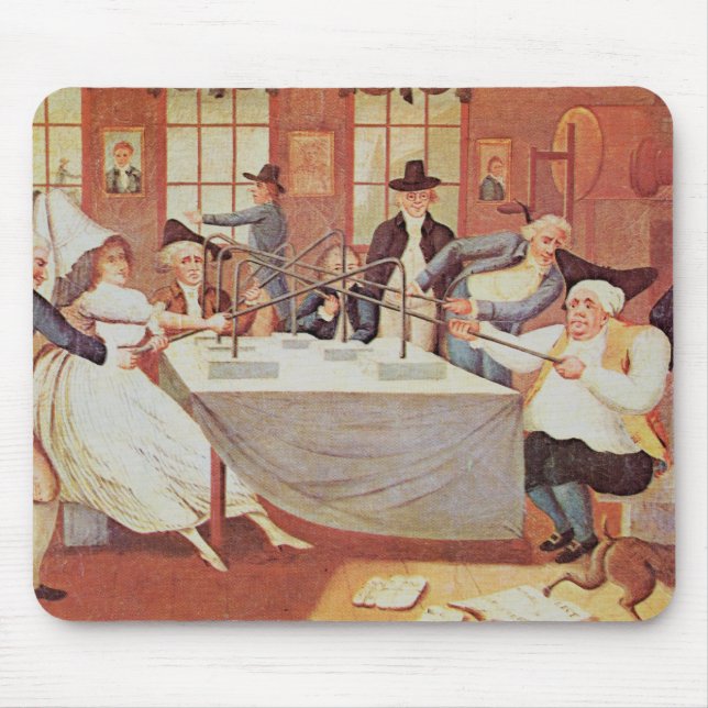 Tapis De Souris Les expériences de Benjamin Franklin avec (Devant)