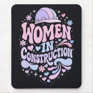 Tapis De Souris Les femmes dans la construction : un message d'aut