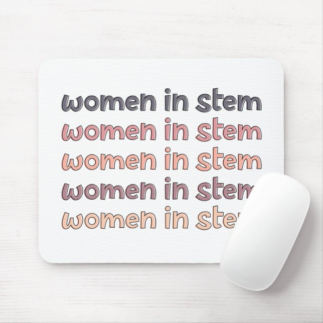 Tapis De Souris Les femmes dans le Stéménite Stem Cadeaux Diplômés (Avec souris)