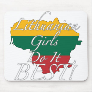 Tapis De Souris Les filles lithuaniennes le font meilleur !