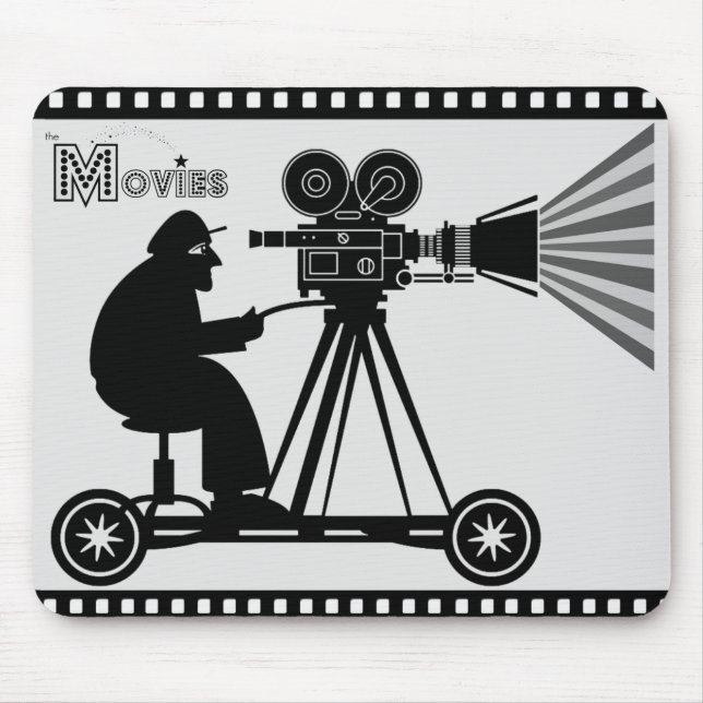 Tapis De Souris *Les Films* CameraMan Mousepad (Devant)