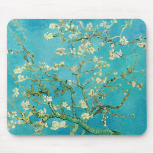 Tapis De Souris Les fleurs d'amandiers par van Gogh