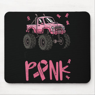 Tapis De Souris Les garçons cool portent un camion monstre rose po