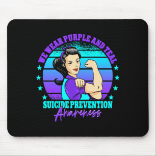 Tapis De Souris Les hommes portent du violet et du sarcelle pour l