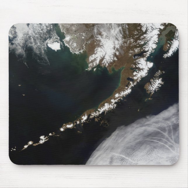 Tapis De Souris Les îles Aléoutiennes et la péninsule d'Alaska (Devant)