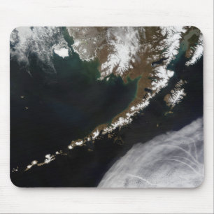 Tapis De Souris Les îles Aléutes et la péninsule d'Alaska