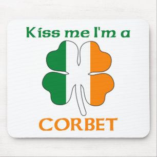 Tapis De Souris Les Irlandais personnalisés m'embrassent que je